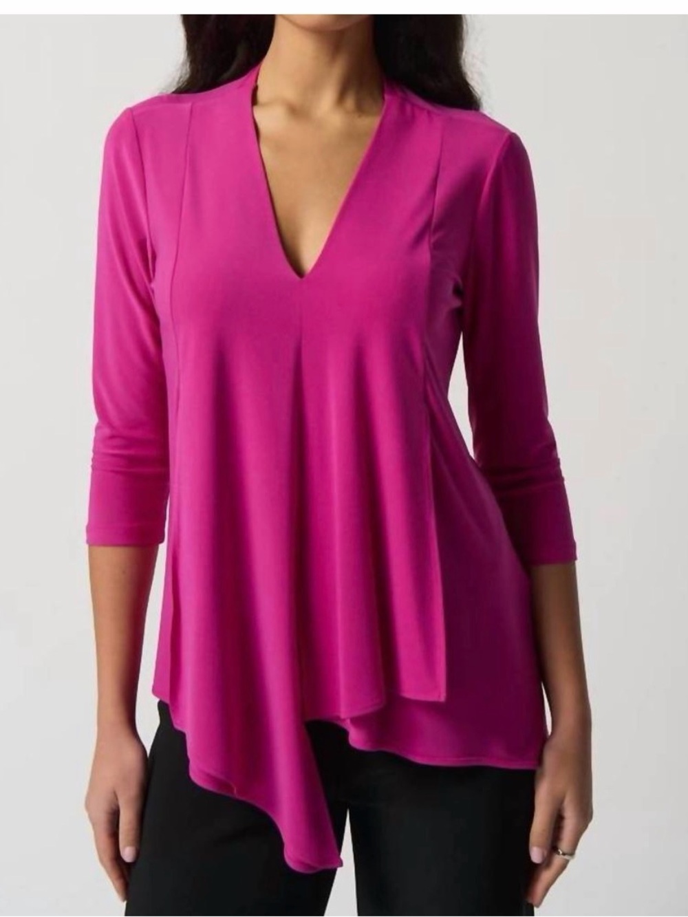 Joseph Ribkoff Magenta Tunic Top NWT